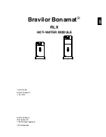 Предварительный просмотр 1 страницы BRAVILOR BONAMAT RLX series Instruction Manual