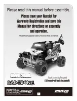 Preview for 2 page of Bravo Sports GRAVE DIGGER BAD TO THE BONE Manual