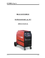 Bravo Synergic MIG 4540/T Service Manual предпросмотр