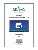 Предварительный просмотр 1 страницы Bravo View Technology IND-7000BT User Manual