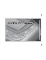 Preview for 1 page of Bravo 800 User Manual