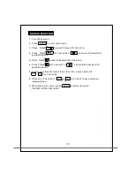 Предварительный просмотр 12 страницы Bravo IND-2065 User Manual