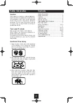 Preview for 3 page of Bravo IND-3000U User Manual