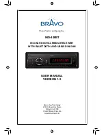 Bravo IND-400BT User Manual preview