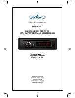 Bravo IND-X600U User Manual предпросмотр