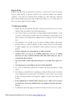 Preview for 3 page of Bravo MOBARROW Instructions For Use Manual