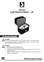 Предварительный просмотр 13 страницы Bravo SCOPREGA  GE 20-2 Instruction Manual