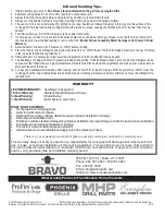 Preview for 4 page of Bravo SearMagic Assembly And Maintenance Instructions