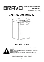 Preview for 1 page of Bravo XC-62GAS Instruction Manual