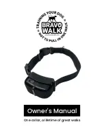 BravoWalk Collar Owner'S Manual предпросмотр