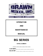 Preview for 3 page of Brawn BGM100 Operation And Maintenance Manual