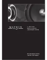 BRAX Matrix M2CPP Instruction Manual preview