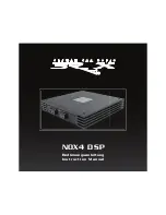 Предварительный просмотр 1 страницы BRAX NOX4 DSP Instruction Manual