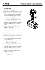 Предварительный просмотр 8 страницы Bray 5A Series Installation, Operation And Maintenance Manual