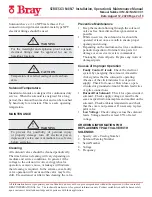 Предварительный просмотр 2 страницы Bray 63-N4 Series Installation, Operation & Maintenance Manual