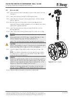 Предварительный просмотр 27 страницы Bray FLOW-TEK 19 Series Installation, Operation And Maintenance Manual