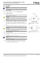 Предварительный просмотр 32 страницы Bray FLOW-TEK 19 Series Installation, Operation And Maintenance Manual