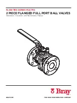 Bray FlowTek F15 Series Installation, Operation And Maintenance Manual предпросмотр