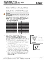 Предварительный просмотр 10 страницы Bray FlowTek F15 Series Installation, Operation And Maintenance Manual