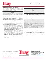 Предварительный просмотр 12 страницы Bray MCCANNALOK Operation And Maintenance Manual