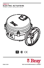 Preview for 1 page of Bray S70-130 Installation, Operation And Maintenance Manual