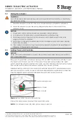 Preview for 23 page of Bray S70-130 Installation, Operation And Maintenance Manual