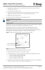 Preview for 25 page of Bray S70-130 Installation, Operation And Maintenance Manual