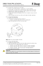 Preview for 32 page of Bray S70-130 Installation, Operation And Maintenance Manual