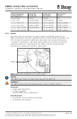 Preview for 34 page of Bray S70-130 Installation, Operation And Maintenance Manual