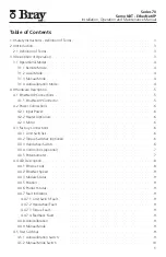 Предварительный просмотр 3 страницы Bray Series 70 Installation, Operation And Maintenance Manual