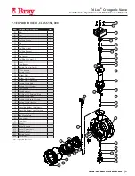 Предварительный просмотр 9 страницы Bray TRI LOK Class 150 Installation, Operation And Maintenance Manual