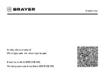 Preview for 1 page of BRAYER BR1005GN Instruction Manual