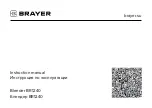 BRAYER BR1240 Instruction Manual предпросмотр