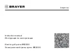 BRAYER BR2000 Instruction Manual предпросмотр