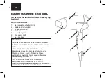 Предварительный просмотр 8 страницы BRAYER BR3020BL Instruction Manual