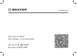 BRAYER BR3133RD Instruction Manual preview