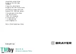 Preview for 17 page of BRAYER BR3331 Instruction Manual