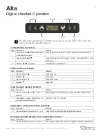 Preview for 1 page of BRC Alta Operation