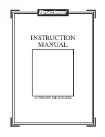 Breadman plus tr777c Instruction Manual preview