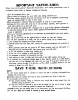 Preview for 2 page of Breadman TR500A Instruction Manual