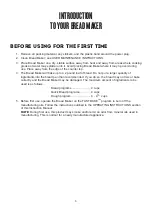 Preview for 7 page of Breadman TR520B Instruction Manual