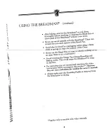 Preview for 8 page of Breadman TR800 Instruction Manual