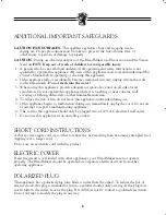 Preview for 5 page of Breadman TR900S Instruction Manual & Recipe Manual