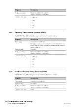 Preview for 54 page of Breas Vivo 3 Clinician Manual