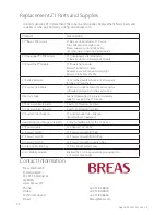 Preview for 32 page of Breas Z1 User Manual