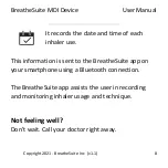 Предварительный просмотр 8 страницы BreatheSuite BreatheSuiteMDIV1 User Manual