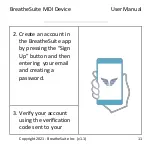 Предварительный просмотр 11 страницы BreatheSuite BreatheSuiteMDIV1 User Manual