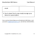 Предварительный просмотр 12 страницы BreatheSuite BreatheSuiteMDIV1 User Manual