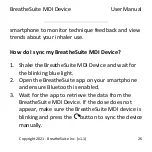 Предварительный просмотр 26 страницы BreatheSuite BreatheSuiteMDIV1 User Manual