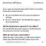 Предварительный просмотр 28 страницы BreatheSuite BreatheSuiteMDIV1 User Manual